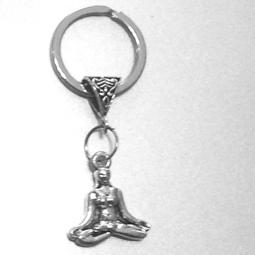 Meditation Symbols Bag Charm or Keyring